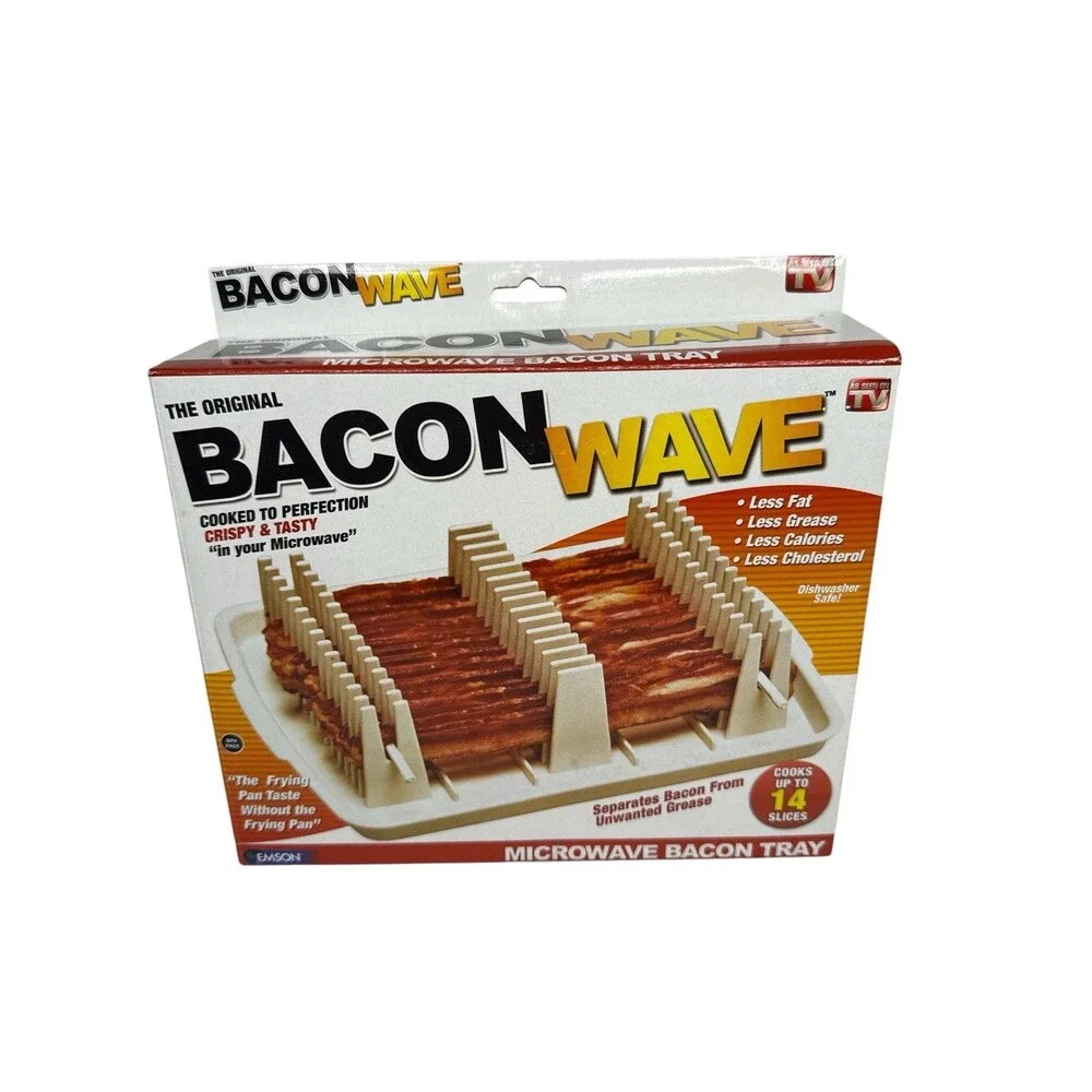 The Original Bacon Wave Microwave Bacon Tray As Seen on TV